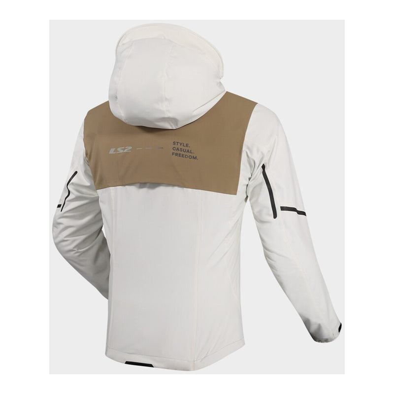 Load image into Gallery viewer, LS2 Axel Womens Jacket - Light Grey/Khaki (M)