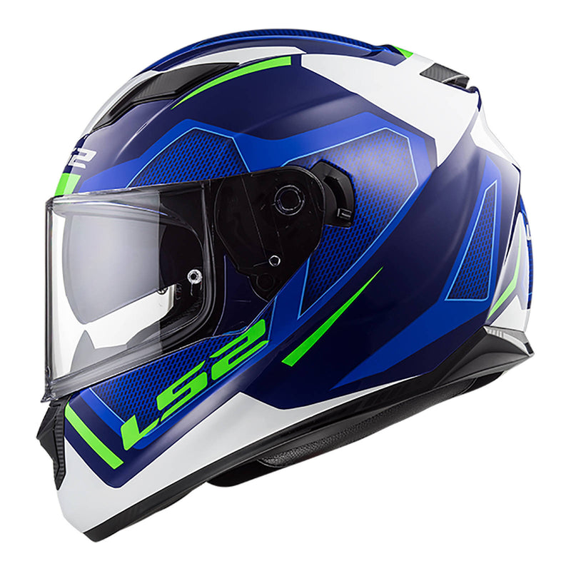 Load image into Gallery viewer, LS2 FF320 Stream Evo Axis Helmet - White / Blue
