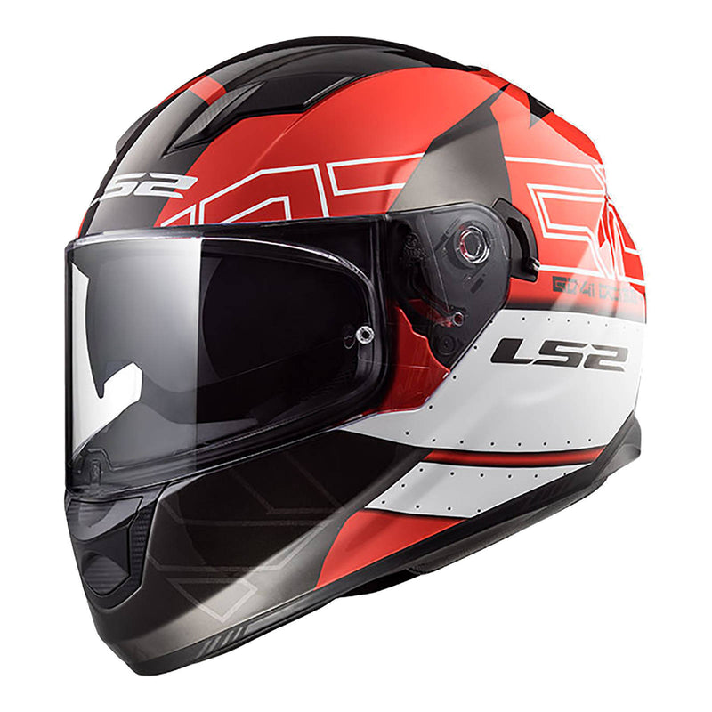 Load image into Gallery viewer, LS2 FF320 Stream Evo Kub Helmet - Black / Red