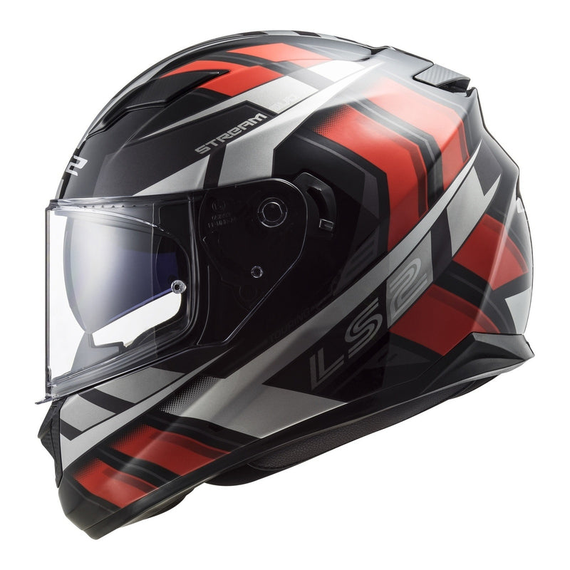 Load image into Gallery viewer, LS2 FF320 Stream Evo Loop Helmet - Black / Red