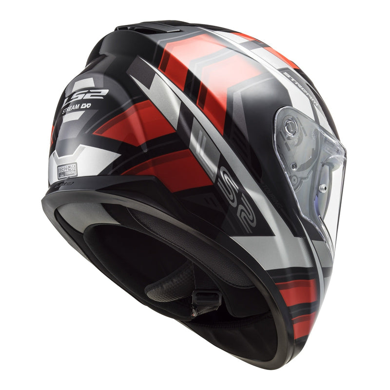 Load image into Gallery viewer, LS2 FF320 Stream Evo Loop Helmet - Black / Red