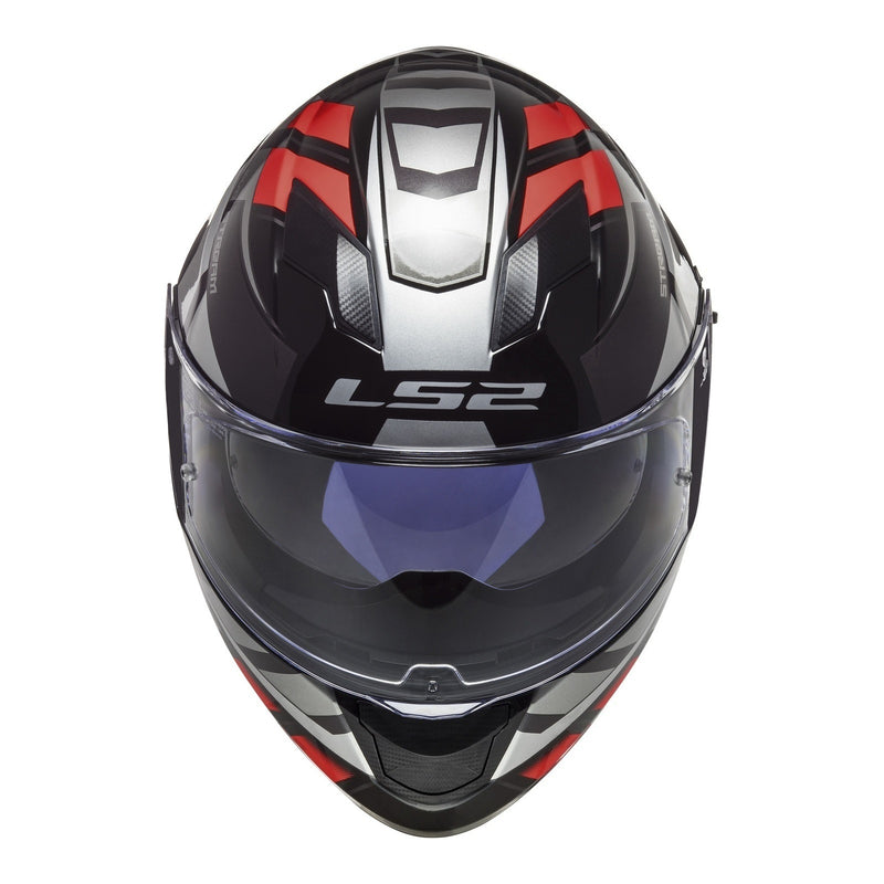Load image into Gallery viewer, LS2 FF320 Stream Evo Loop Helmet - Black / Red
