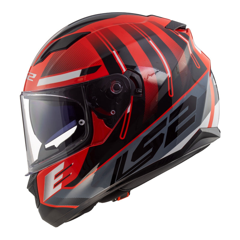 Load image into Gallery viewer, LS2 FF320 Stream Evo Shadow Helmet - Red / White