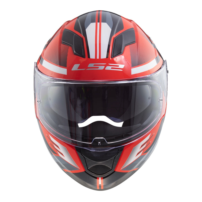 Load image into Gallery viewer, LS2 FF320 Stream Evo Shadow Helmet - Red / White
