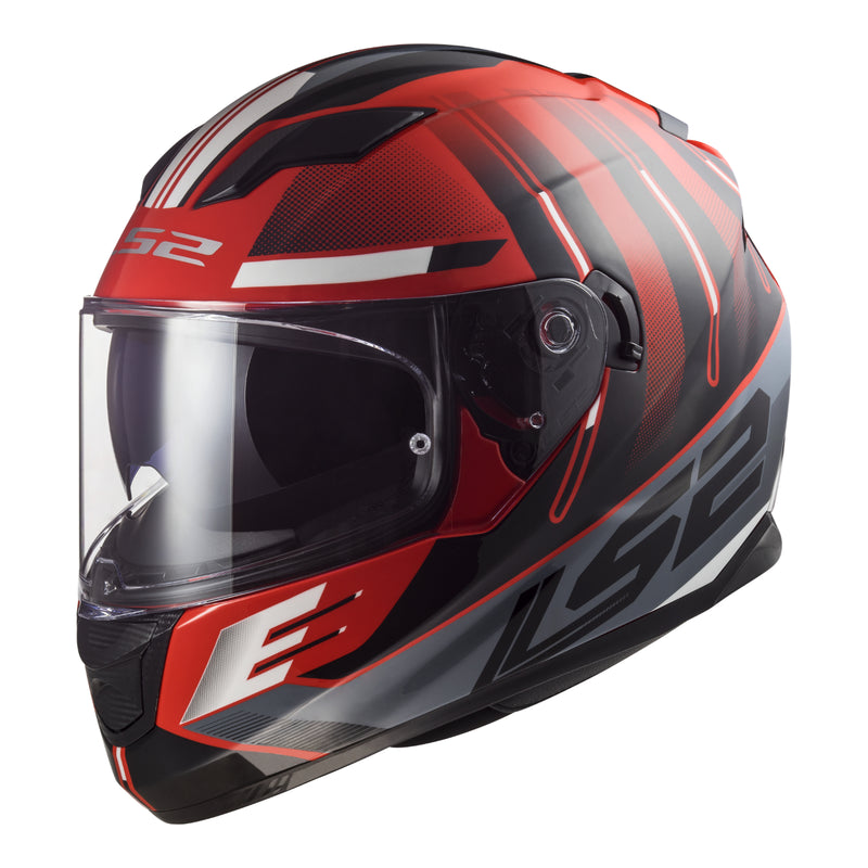 Load image into Gallery viewer, LS2 FF320 Stream Evo Shadow Helmet - Red / White