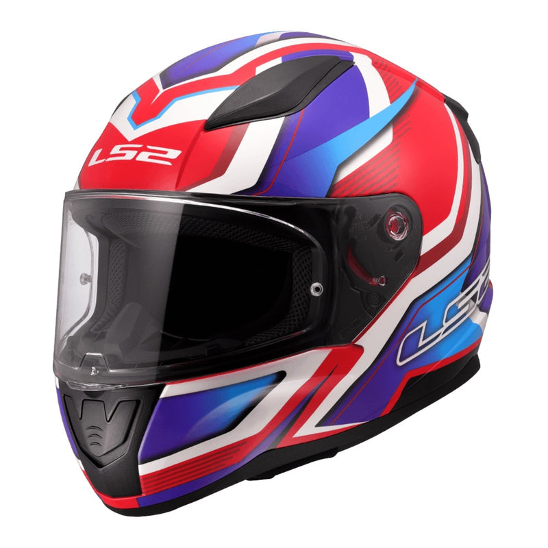 Load image into Gallery viewer, LS2 FF353 Rapid II Helmet Flitz - White / Blue / Red