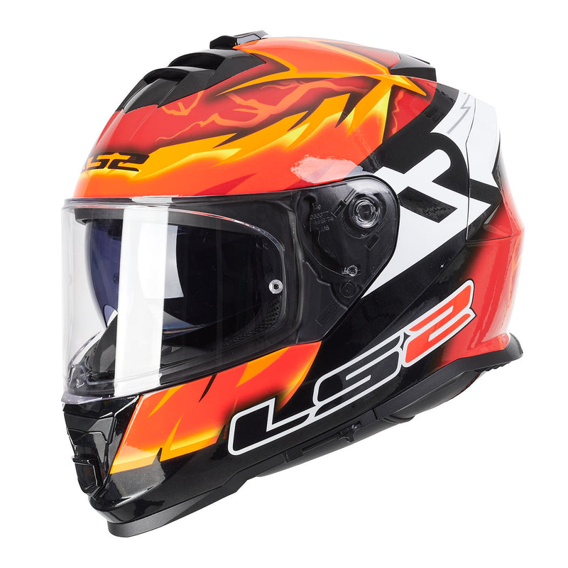 Load image into Gallery viewer, LS2 FF800 Storm Helmets - Rinaldi Replica Orange