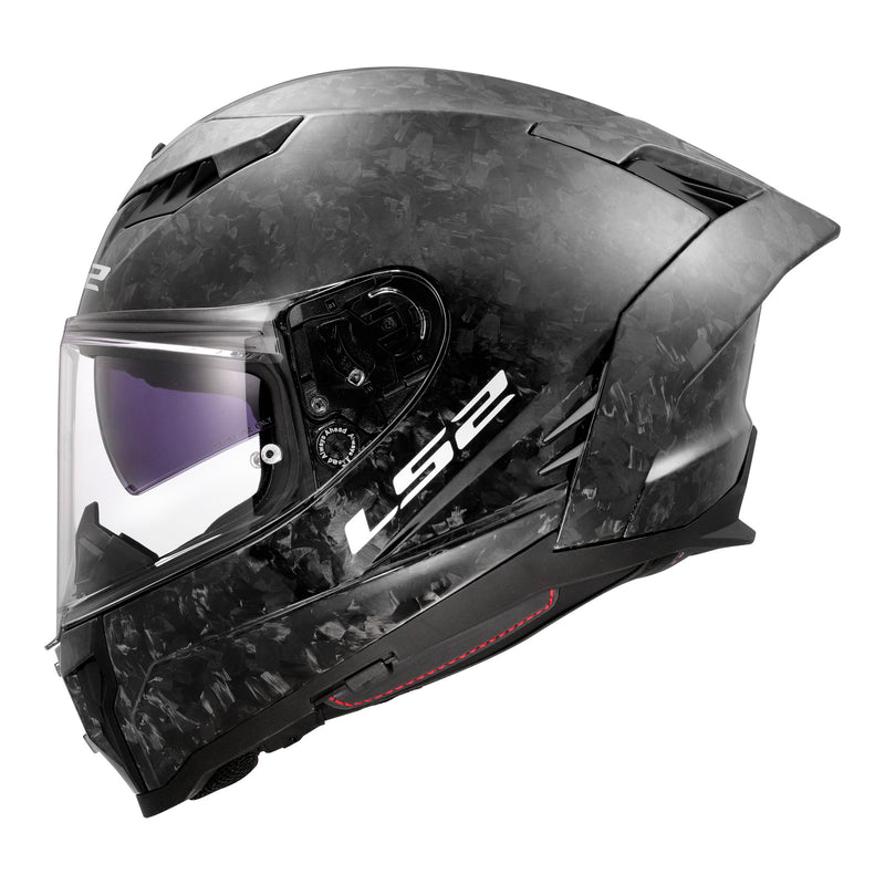 Load image into Gallery viewer, LS2 FF807 Dragon Forged Helmet - Gloss Carbon 06