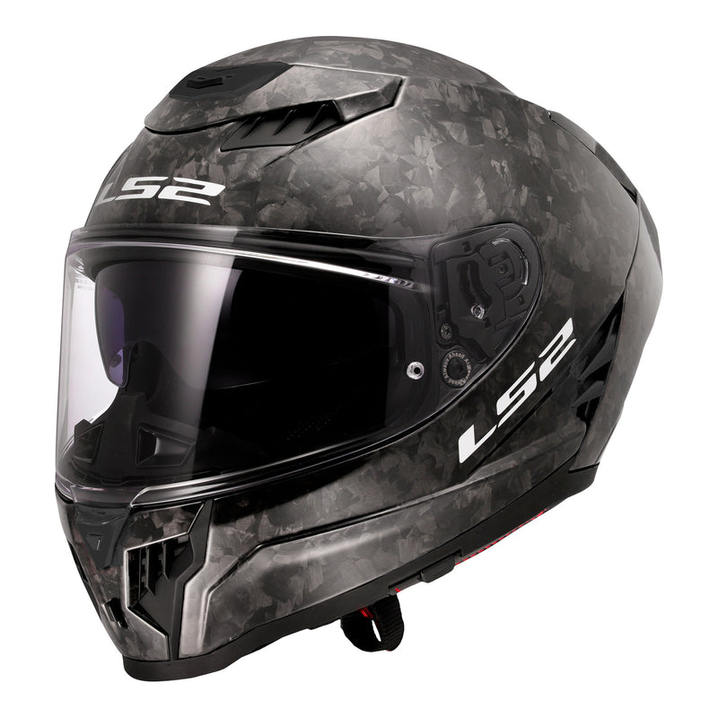 Load image into Gallery viewer, LS2 FF807 Dragon Forged Helmet - Gloss Carbon 06