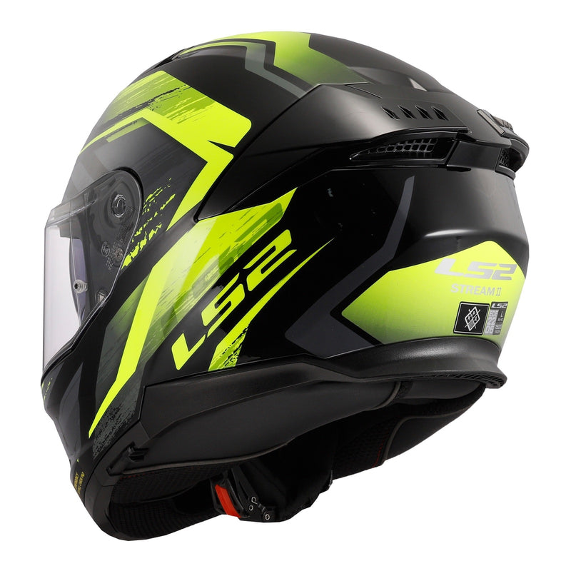 Load image into Gallery viewer, LS2 FF808 Stream II Fury - Black / Hi-Vis Yellow 06