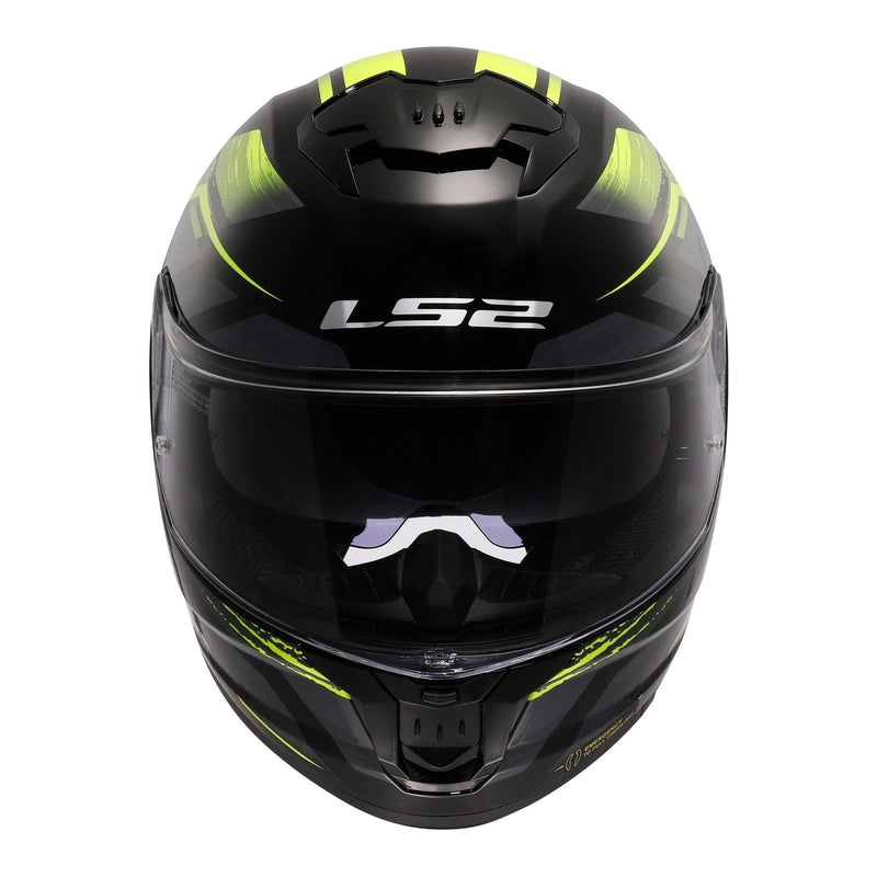 Load image into Gallery viewer, LS2 FF808 Stream II Fury - Black / Hi-Vis Yellow 06