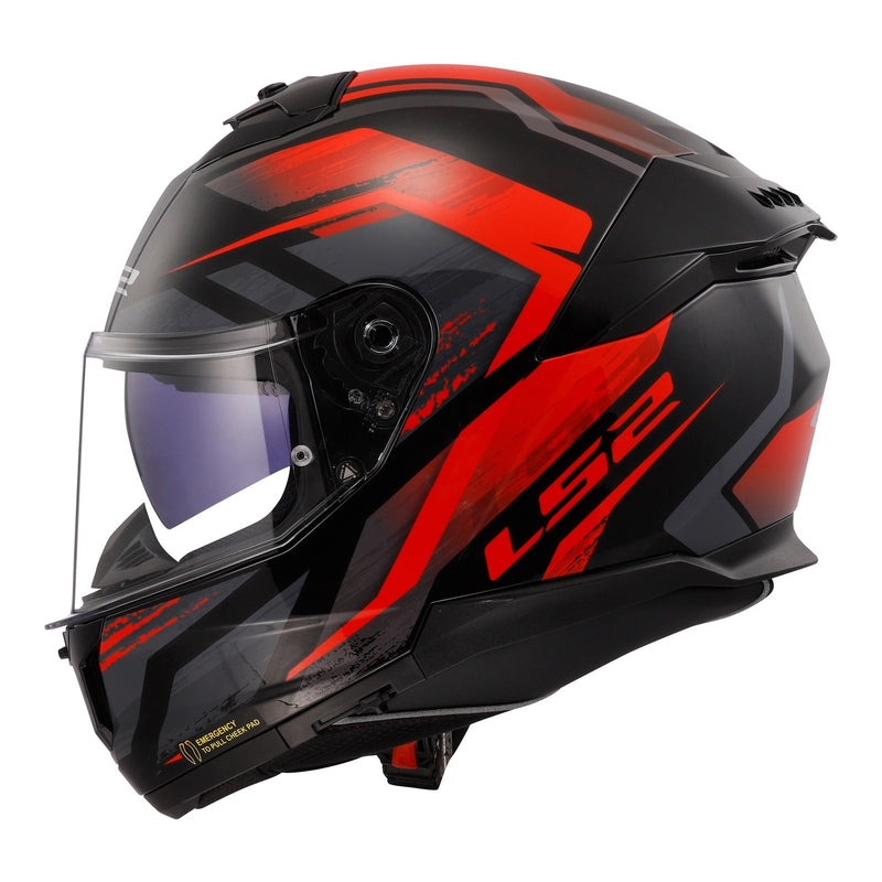 Load image into Gallery viewer, LS2 FF808 Stream II Fury - Black / Red 06