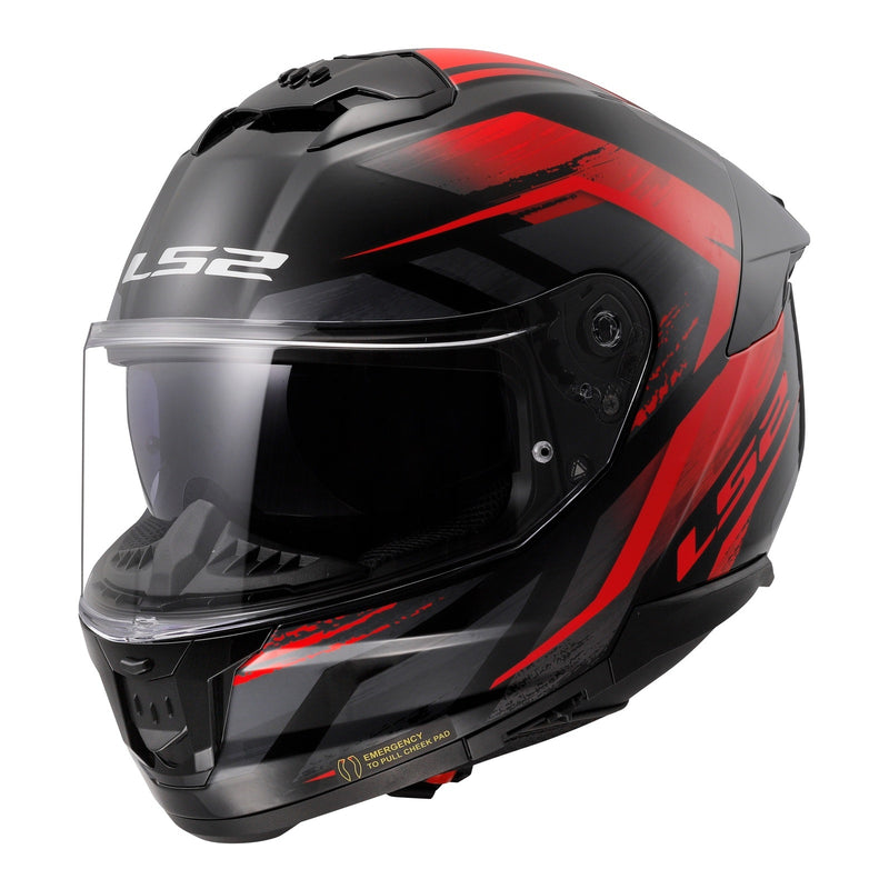 Load image into Gallery viewer, LS2 FF808 Stream II Fury - Black / Red 06