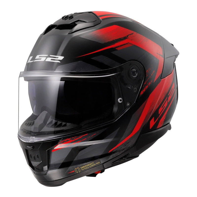 Load image into Gallery viewer, LS2 FF808 Stream II Fury - Black / Red 06