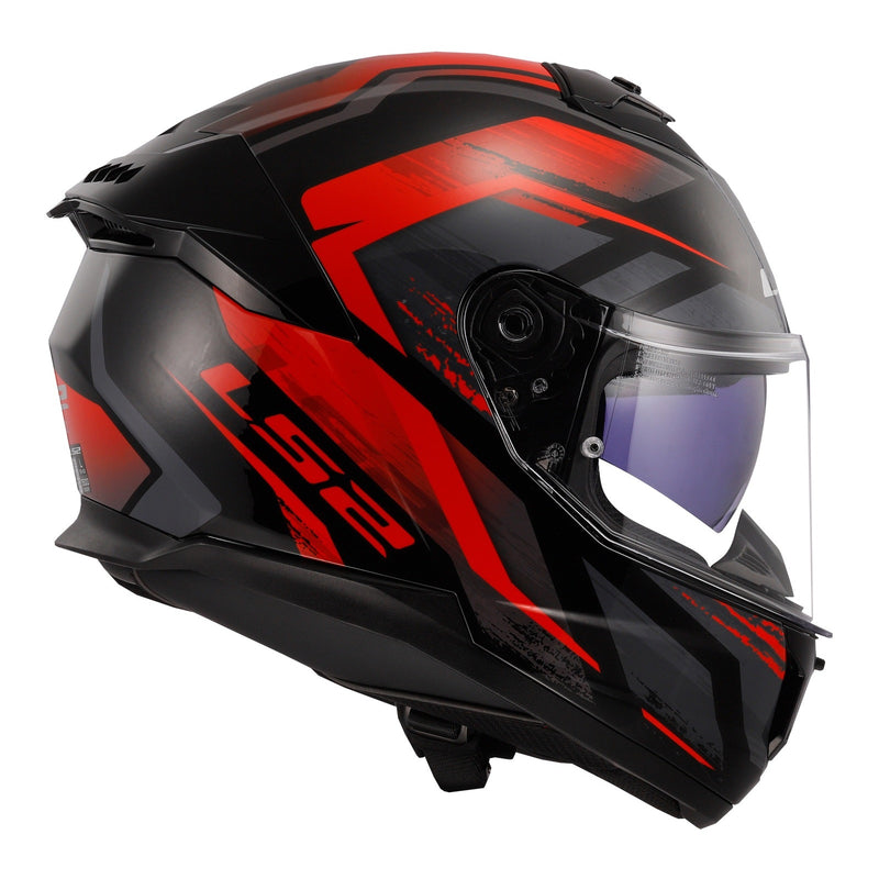 Load image into Gallery viewer, LS2 FF808 Stream II Fury - Black / Red 06