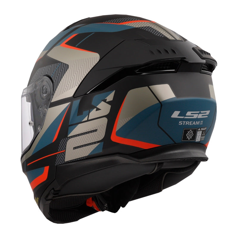 Load image into Gallery viewer, LS2 FF808 Stream II Road - Matte Black / Blue