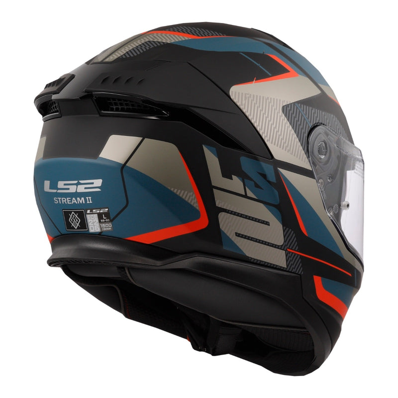 Load image into Gallery viewer, LS2 FF808 Stream II Road - Matte Black / Blue