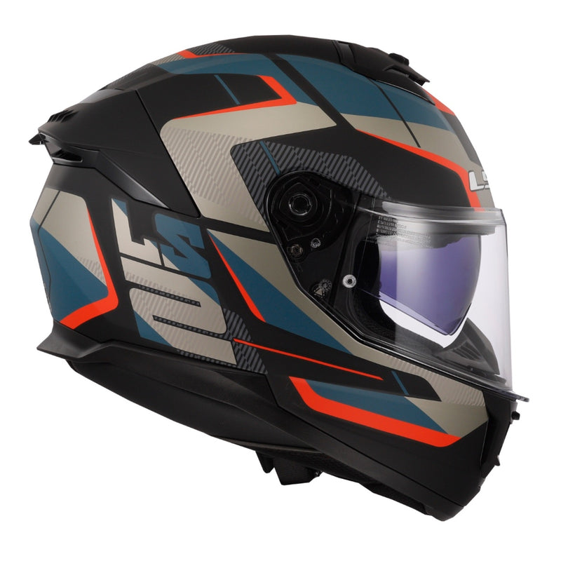 Load image into Gallery viewer, LS2 FF808 Stream II Road - Matte Black / Blue