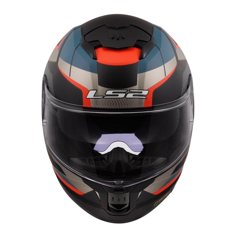 Load image into Gallery viewer, LS2 FF808 Stream II Road - Matte Black / Blue