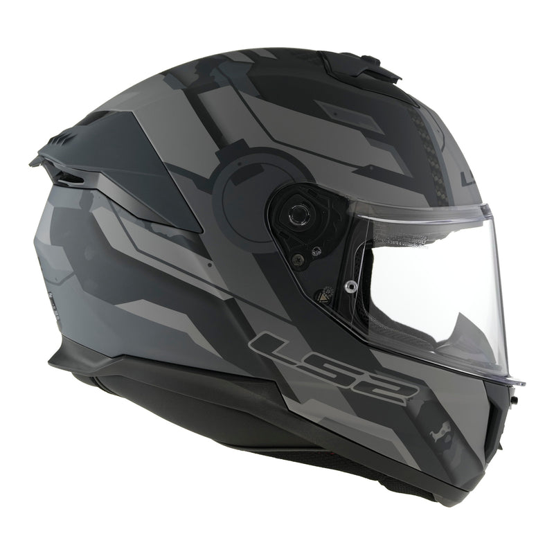 Load image into Gallery viewer, LS2 FF808 Stream II Shadow - Matte Titanium / Grey