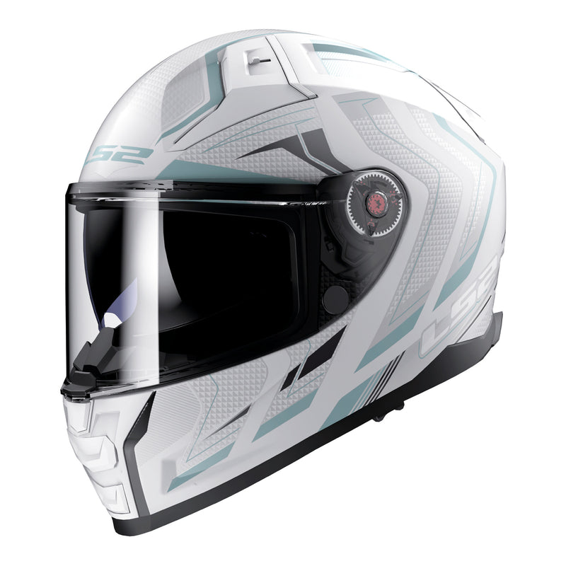 Load image into Gallery viewer, LS2 FF811 Vector II Alizer - Matte White / Silver 06