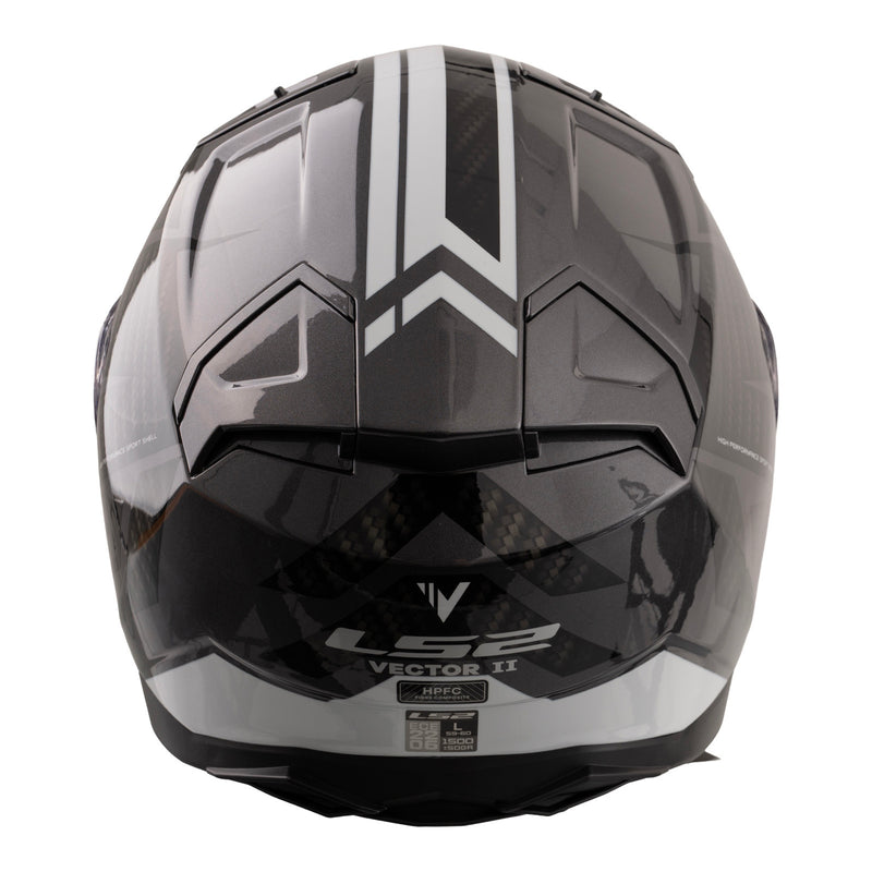 Load image into Gallery viewer, LS2 FF811 Vector II Splitter Helmets - Gloss Black / White 06