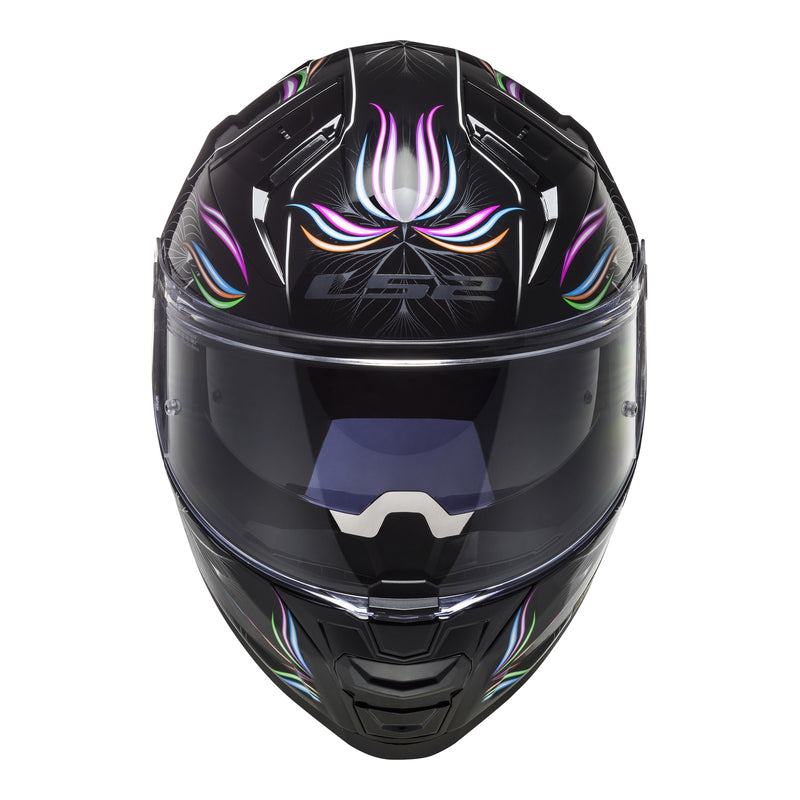 Load image into Gallery viewer, LS2 FF811 Vector II Tropical Helmet - Black / White