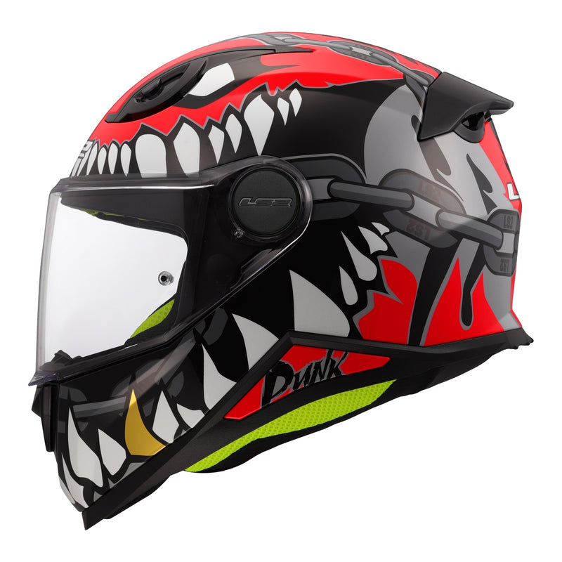 Load image into Gallery viewer, LS2 FF812 Kid Helmet Punk - Grey / Red