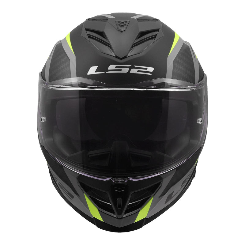 Load image into Gallery viewer, LS2 FF818 Storm III Dynamo Helmet - Black / Hi-Vis Yellow