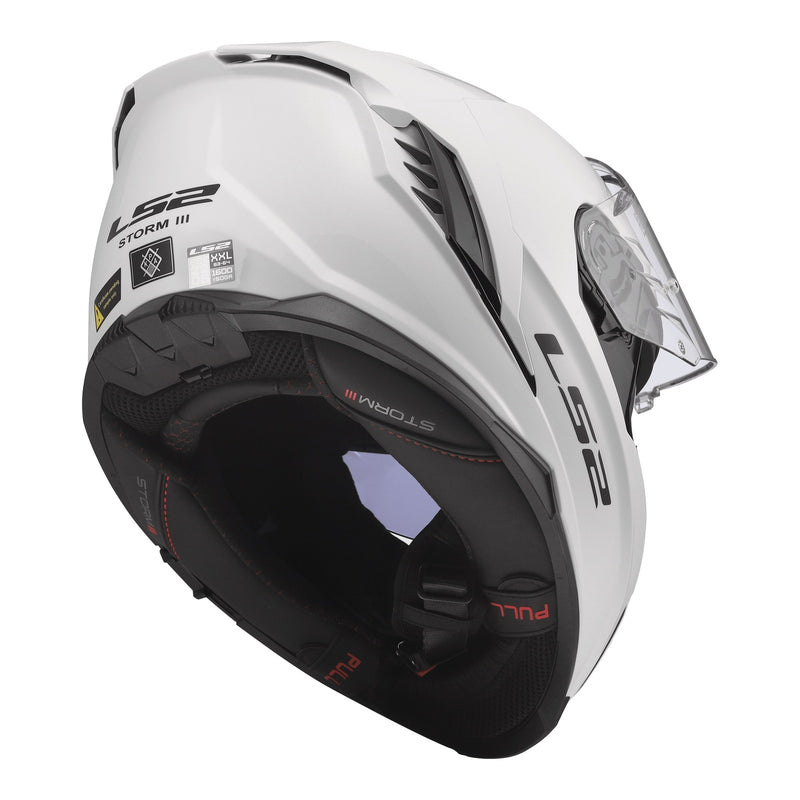 Load image into Gallery viewer, LS2 FF818 Storm III Helmet - Gloss White