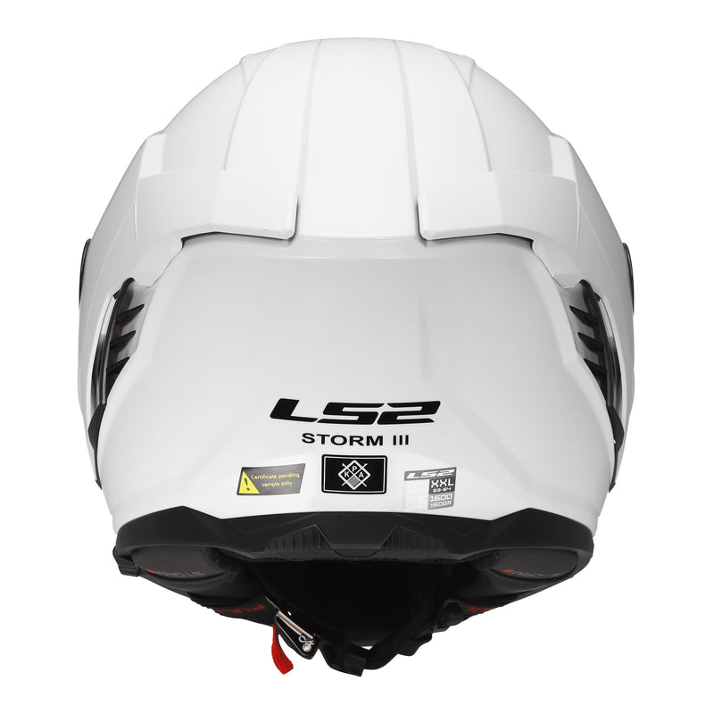 Load image into Gallery viewer, LS2 FF818 Storm III Helmet - Gloss White