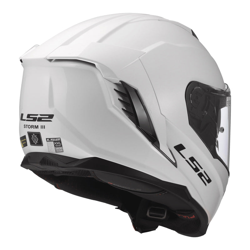 Load image into Gallery viewer, LS2 FF818 Storm III Helmet - Gloss White
