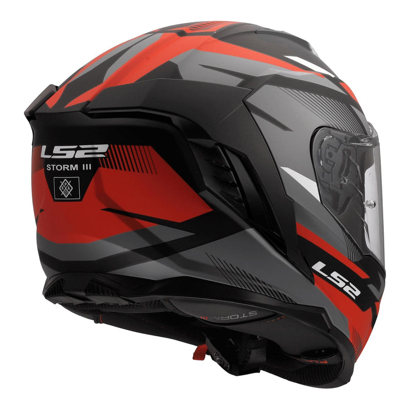 Load image into Gallery viewer, LS2 FF818 Storm III Komai Helmet - Black / Red