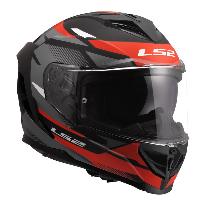 Load image into Gallery viewer, LS2 FF818 Storm III Komai Helmet - Black / Red
