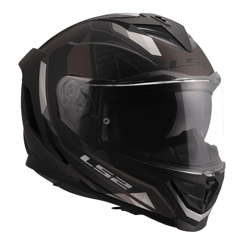 Load image into Gallery viewer, LS2 FF818 Storm III Sporty Helmet - Black / Grey