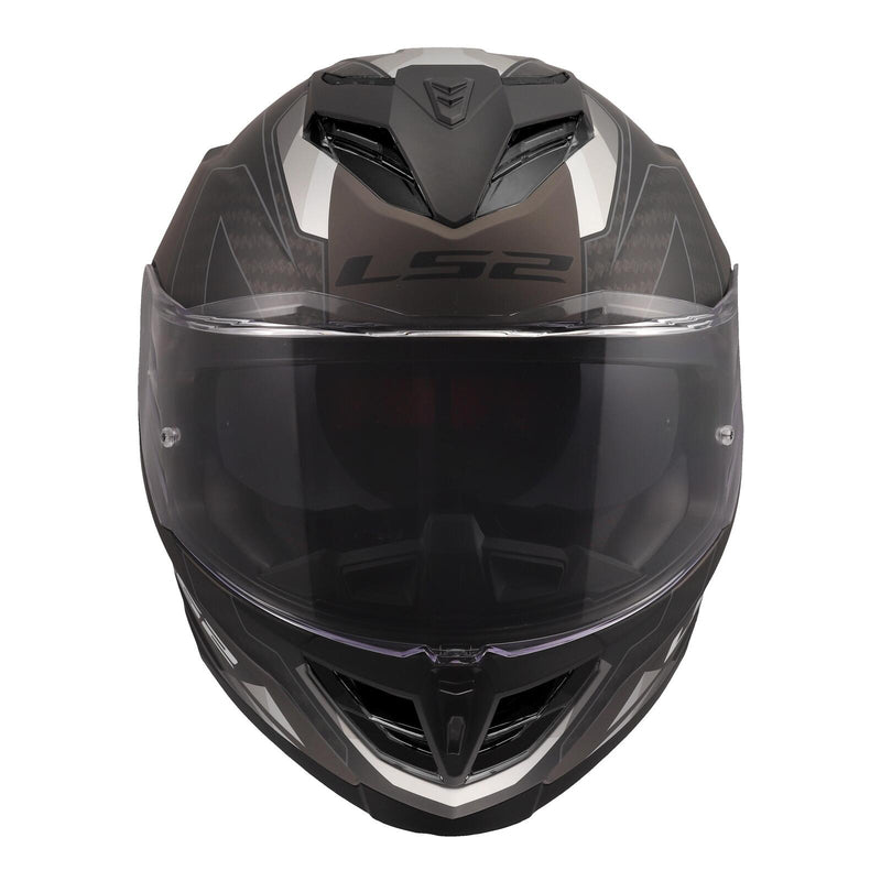 Load image into Gallery viewer, LS2 FF818 Storm III Sporty Helmet - Black / Grey
