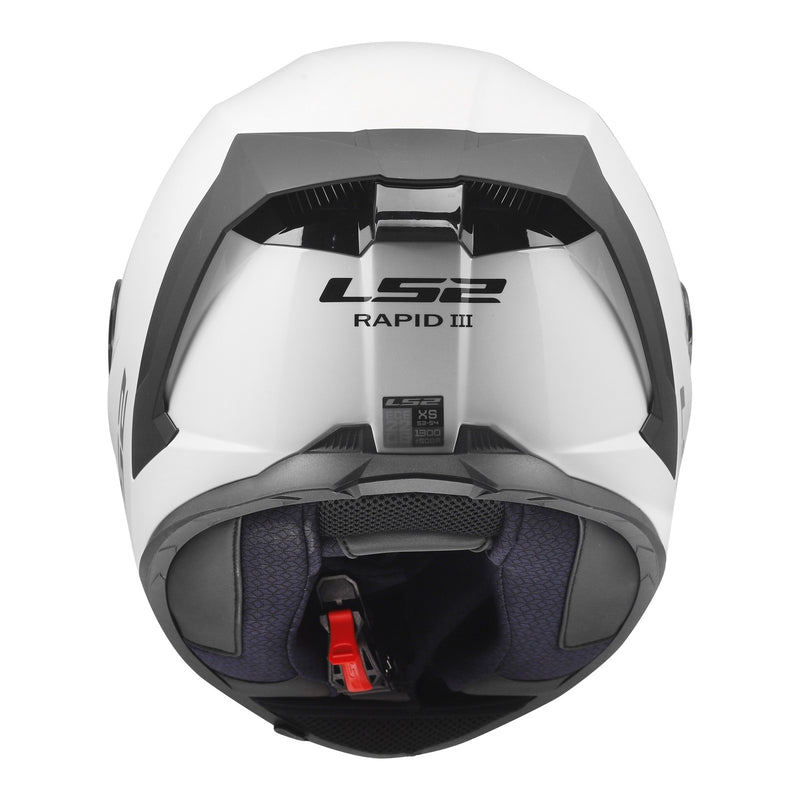 Load image into Gallery viewer, LS2 FF820 Rapid III Solid Helmet - Gloss White