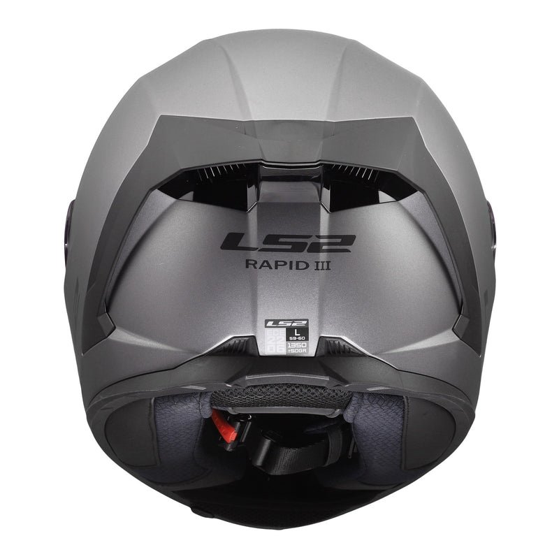Load image into Gallery viewer, LS2 FF820 Rapid III Solid Helmet - Matte Titanium