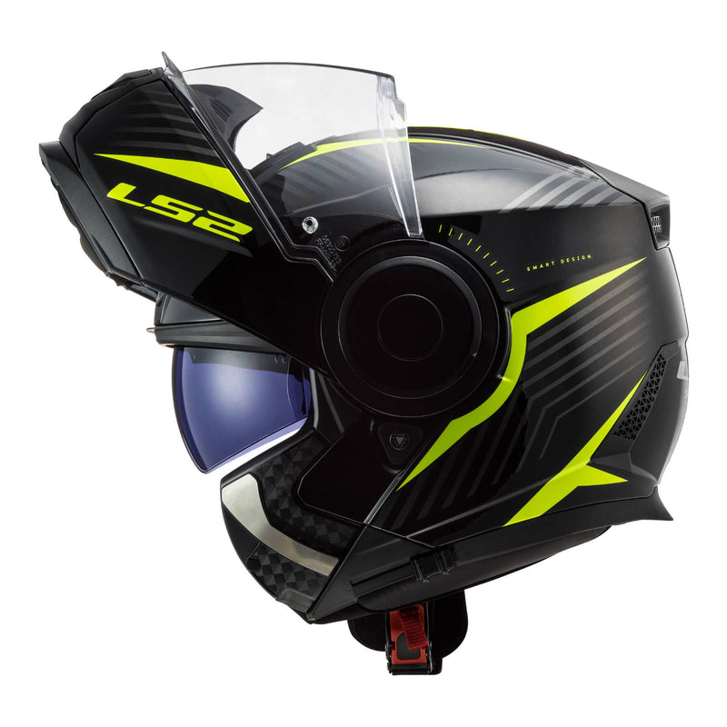 Load image into Gallery viewer, LS2 FF902 Scope Skid Helmet - Black / Hi-Vis Yellow