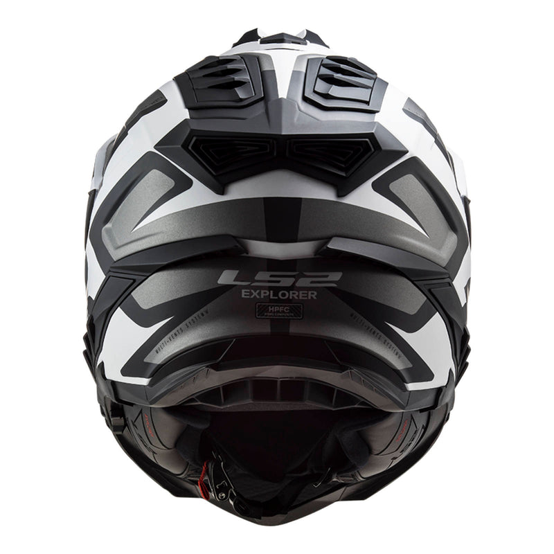 Load image into Gallery viewer, LS2 MX701 Explorer Alter Helmet - Matte Black / White (XS)