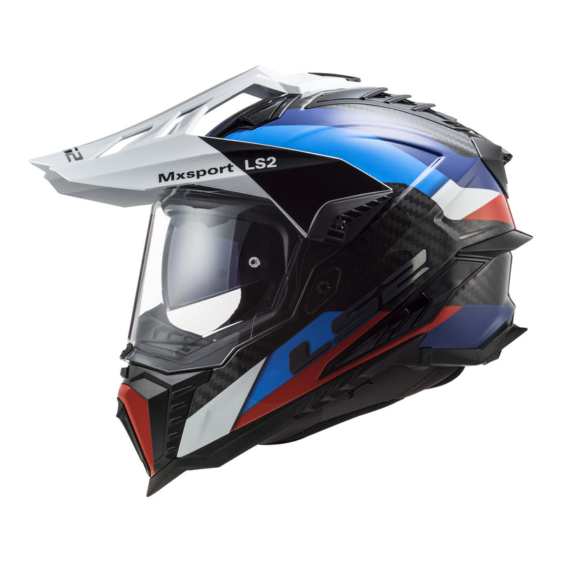 Load image into Gallery viewer, LS2 MX701C Explorer Carbon Frontier - Blue / Black 06