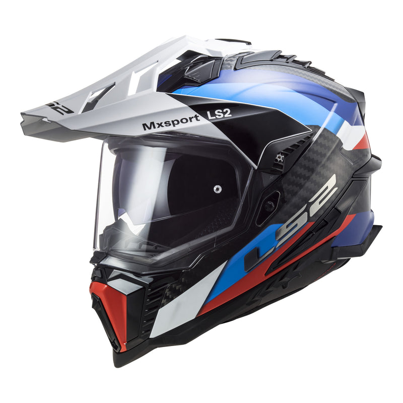 Load image into Gallery viewer, LS2 MX701C Explorer Carbon Frontier - Blue / Black 06