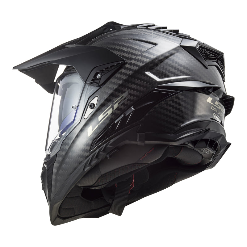 Load image into Gallery viewer, LS2 MX701 Explorer Carbon Solid - Gloss Carbon