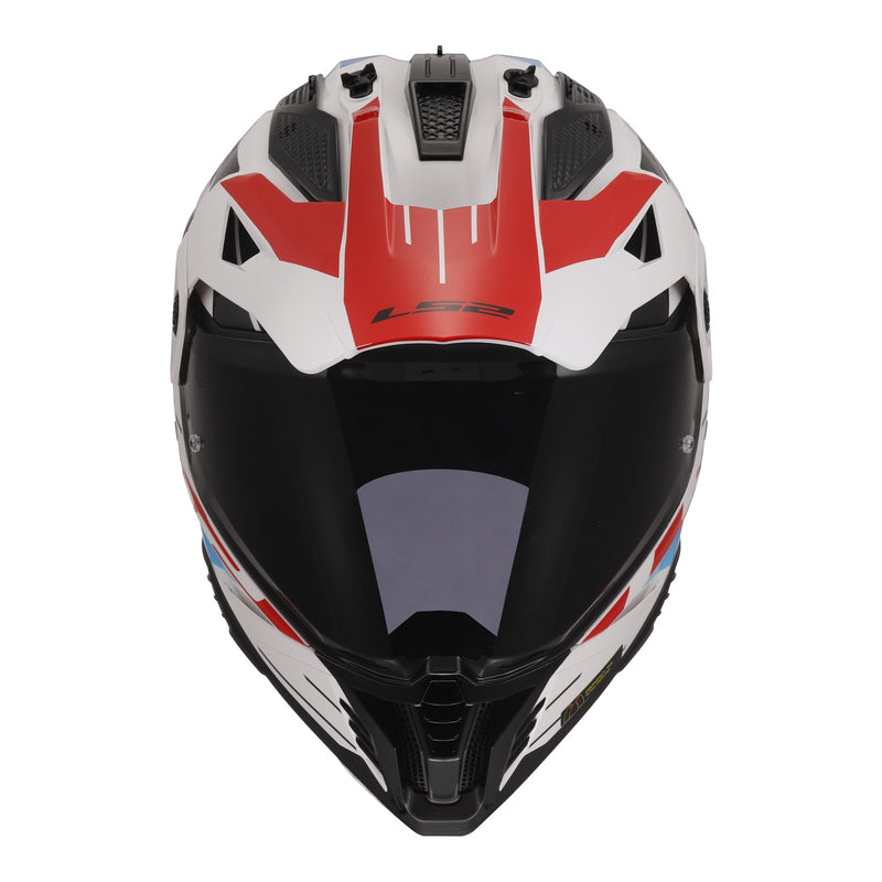 Load image into Gallery viewer, LS2 MX702 Pioneer II Namib - White / Red / Blue 06