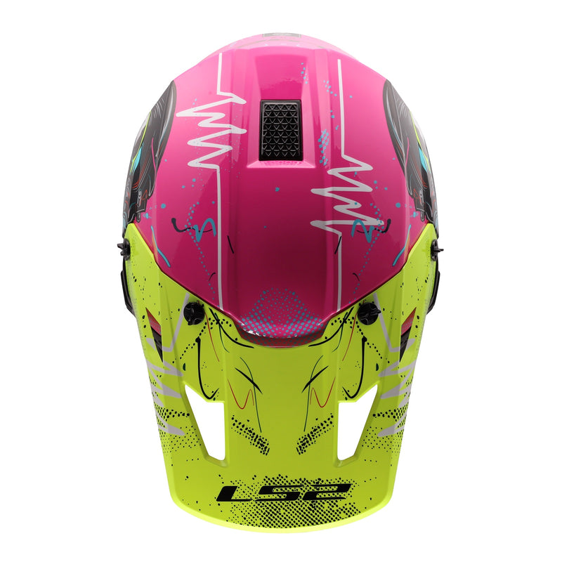 Load image into Gallery viewer, LS2 MX706J COZ Junior Gorilla Helmet - Gloss Purple 06