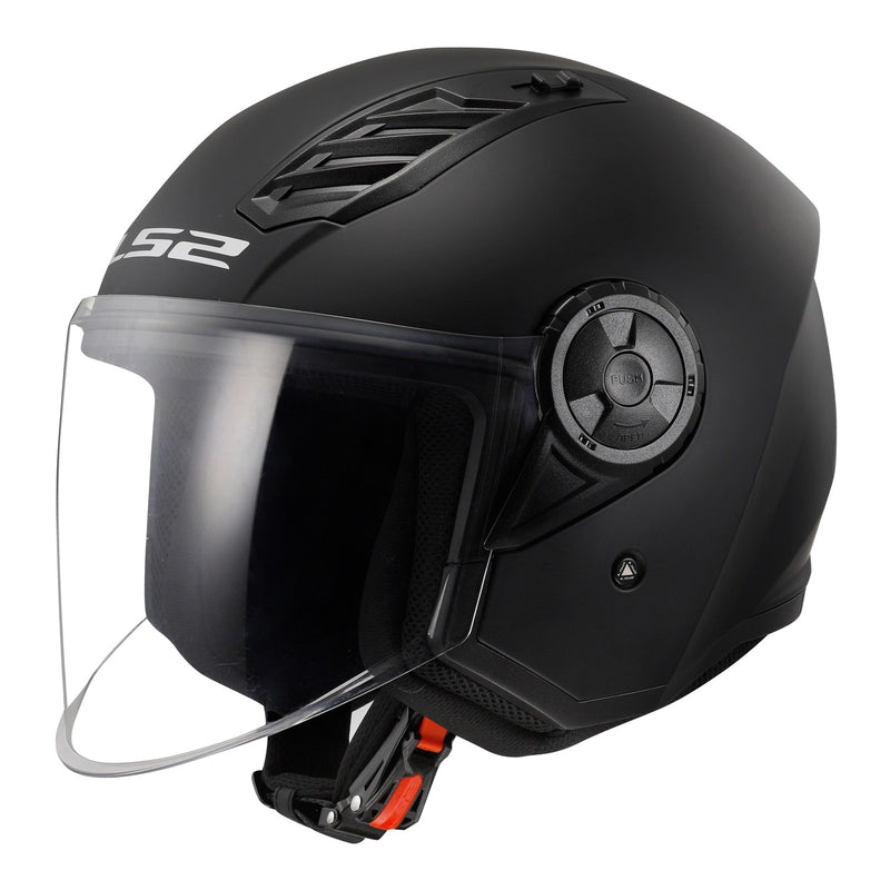 Load image into Gallery viewer, LS2 OF616 Airflow II Helmets - Matte Black 06
