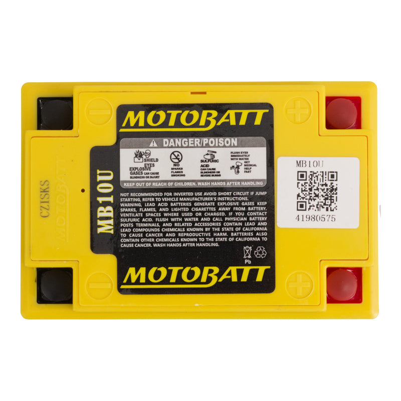 Load image into Gallery viewer, Motobatt Battery Quadflex AGM - MB10U