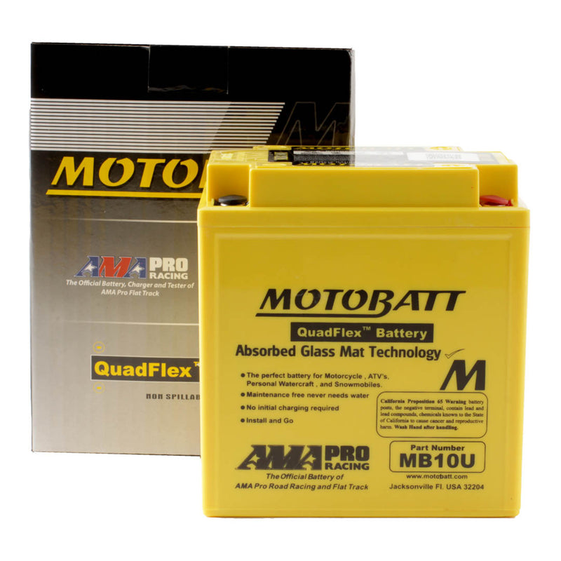 Load image into Gallery viewer, Motobatt Battery Quadflex AGM - MB10U