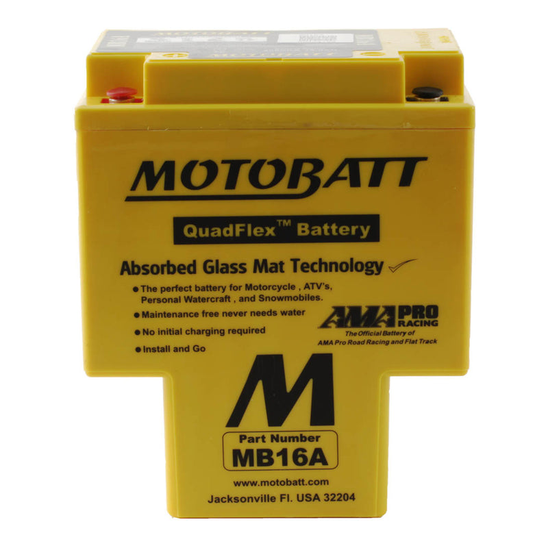 Load image into Gallery viewer, Motobatt Battery Quadflex AGM - MB16A