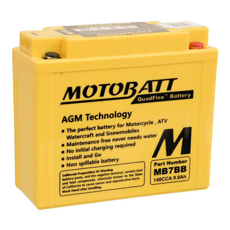 Load image into Gallery viewer, Motobatt Battery Quadflex AGM - MB7BB